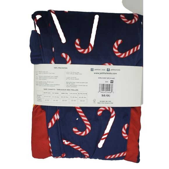 Jellyfish kids 2 Piece Girls Sleep Set Size S (6)   Brand new - Picture 3 of 7